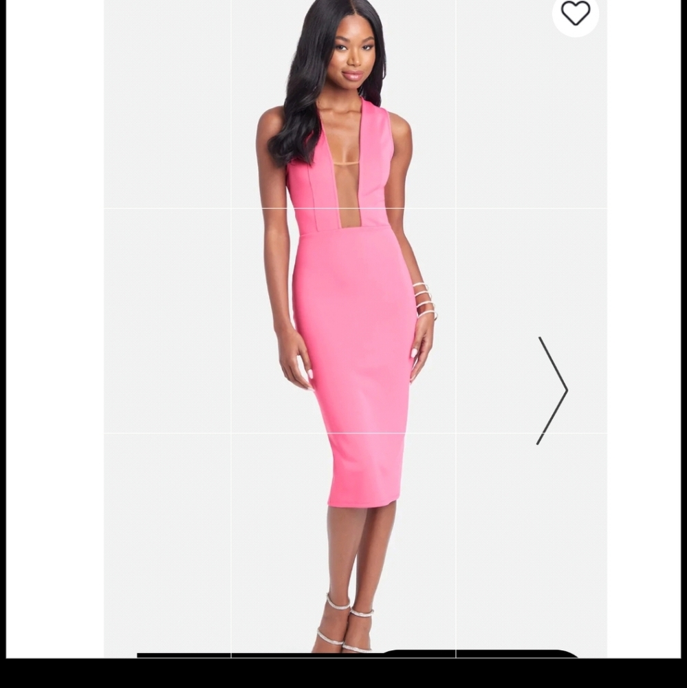 NWT Bebe Illusion Mesh Dress